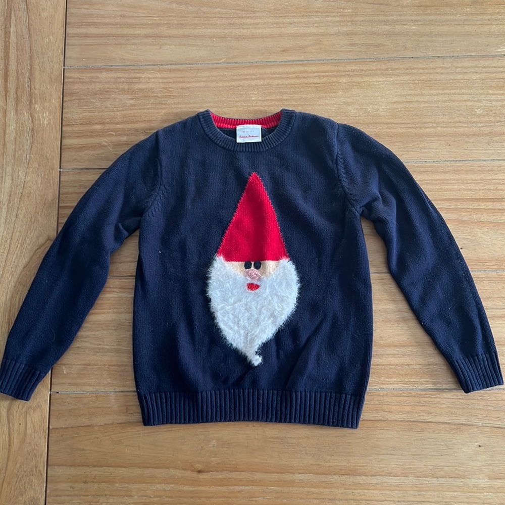 Hanna Andersson Gnome Sweater, Size 8